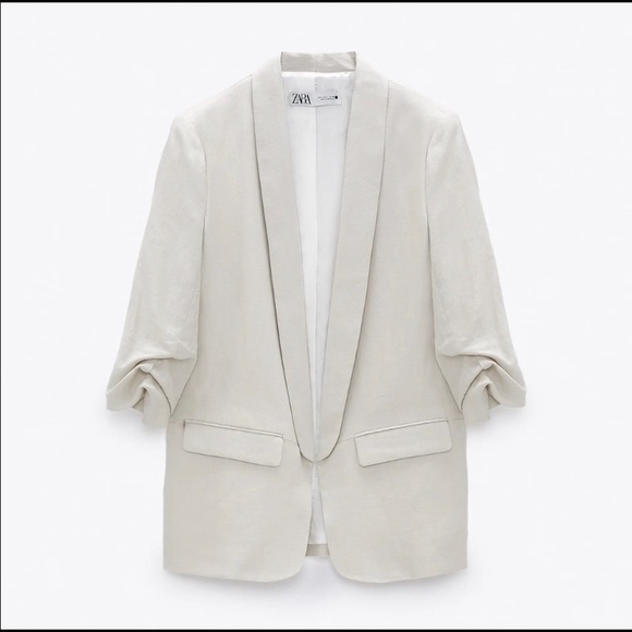 Zara Jackets & Blazers - Zara Linen Blazer